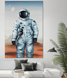 If You Believe by Daleno Art on GIANT ART - orange digital astronaut