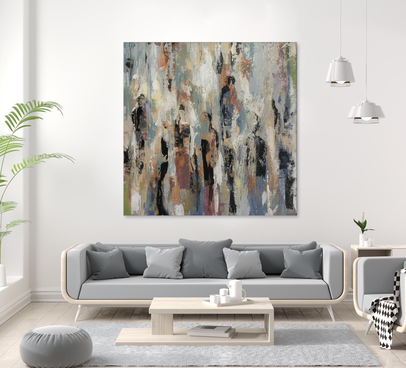 Its Five Oclock by Daleno Art on GIANT ART - green abstract