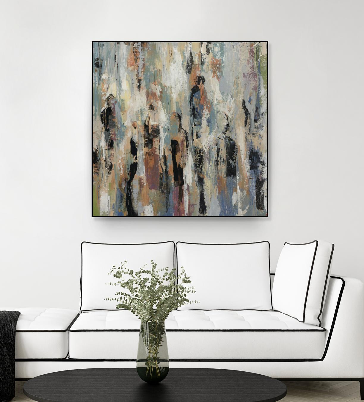 Its Five Oclock by Daleno Art on GIANT ART - green abstract