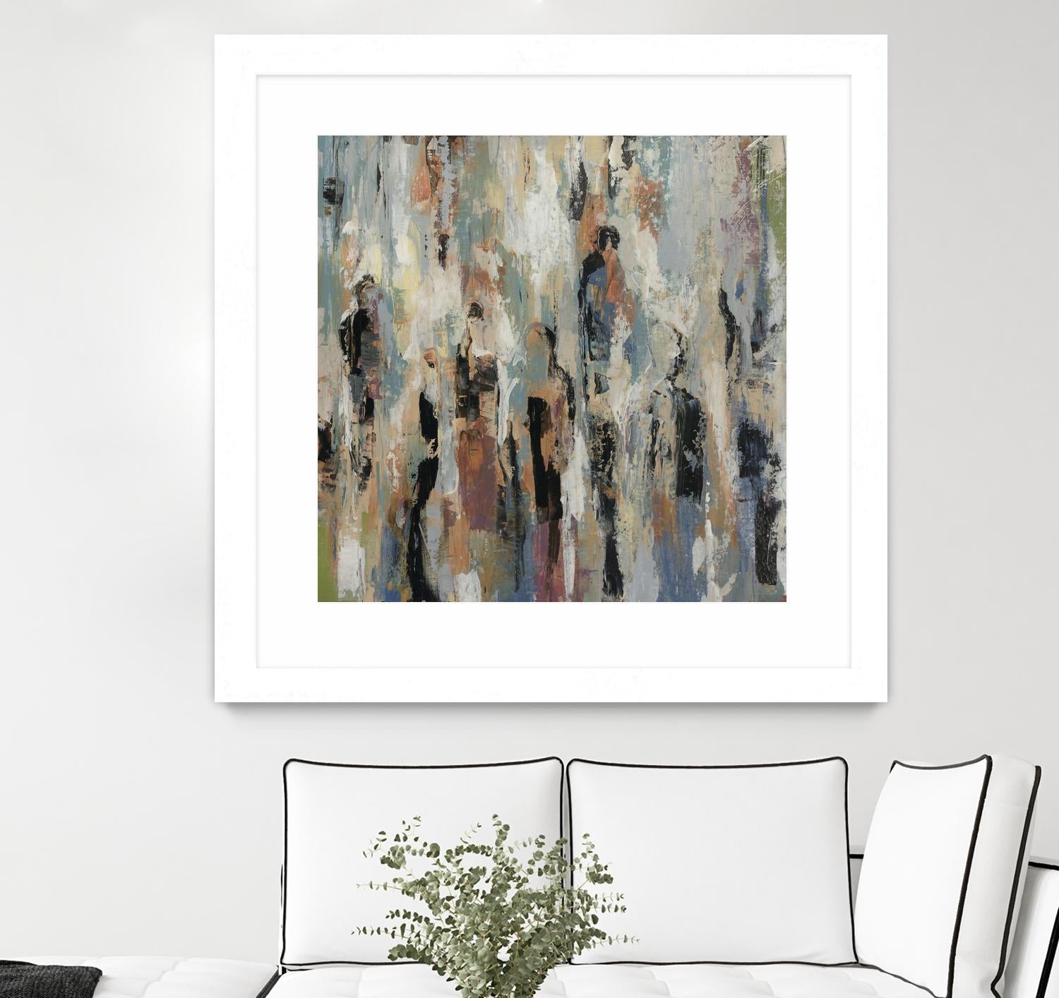 Its Five Oclock by Daleno Art on GIANT ART - green abstract