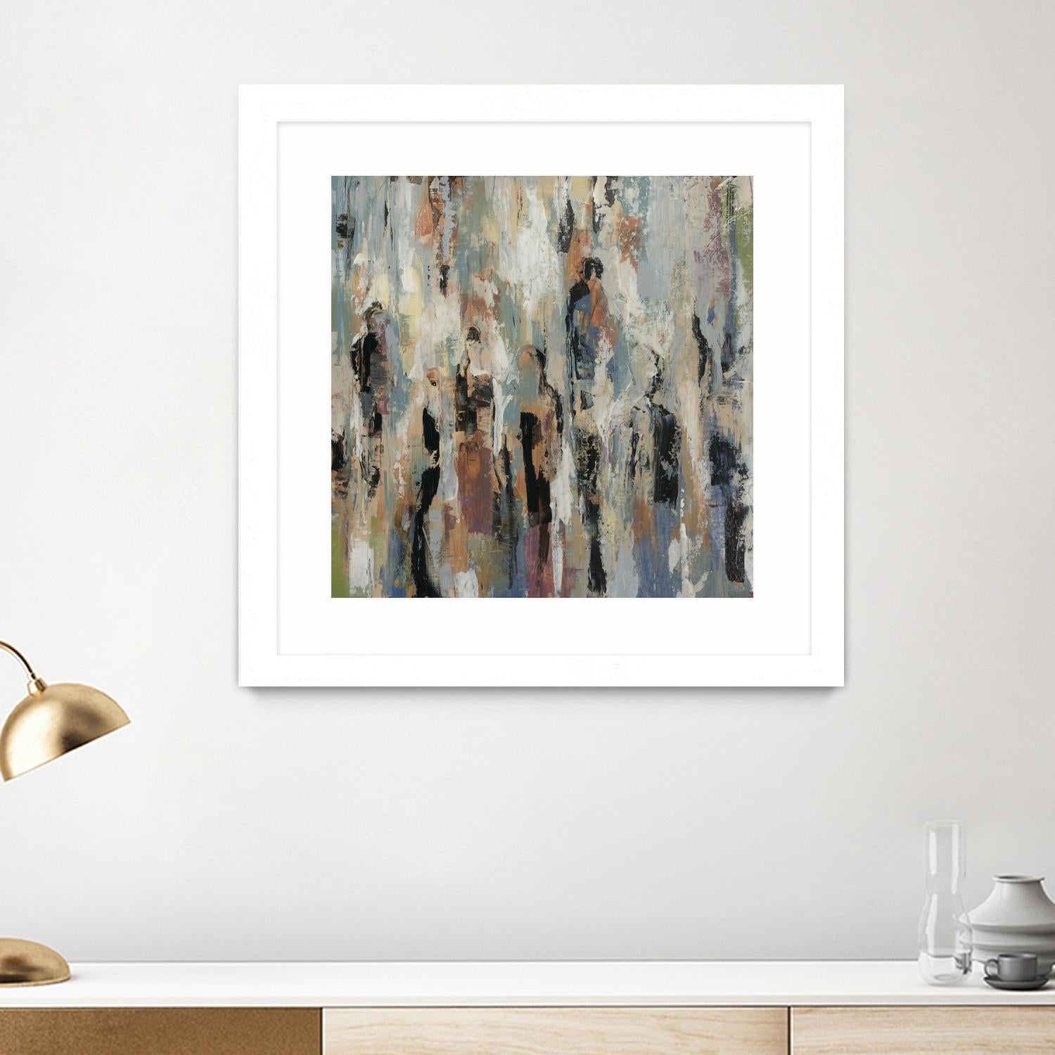 Its Five Oclock by Daleno Art on GIANT ART - green abstract