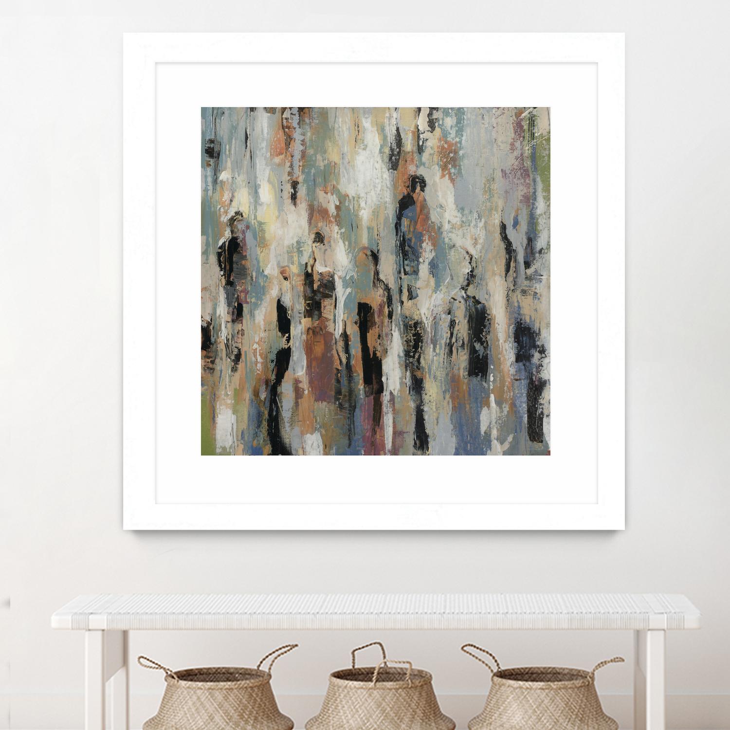 Its Five Oclock by Daleno Art on GIANT ART - green abstract