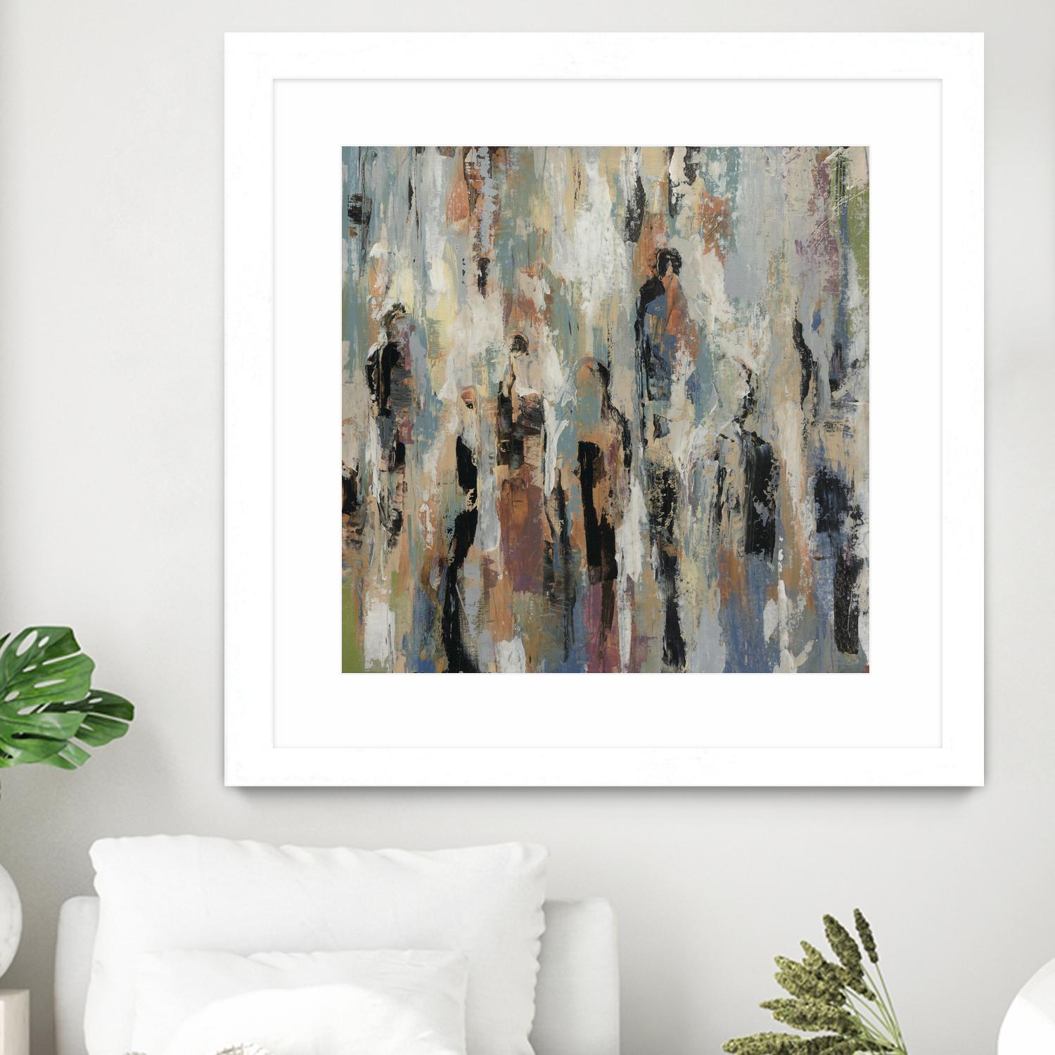 Its Five Oclock by Daleno Art on GIANT ART - green abstract