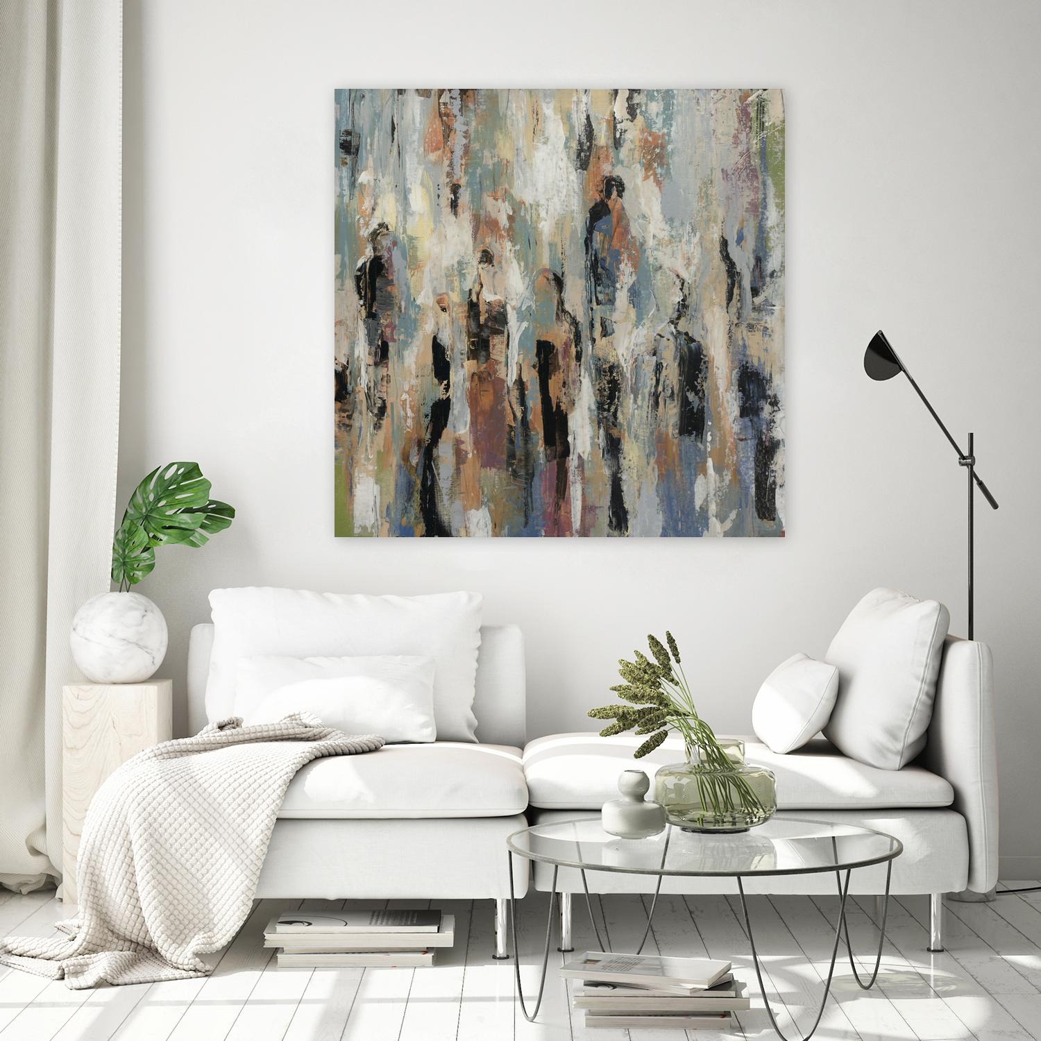 Its Five Oclock by Daleno Art on GIANT ART - green abstract