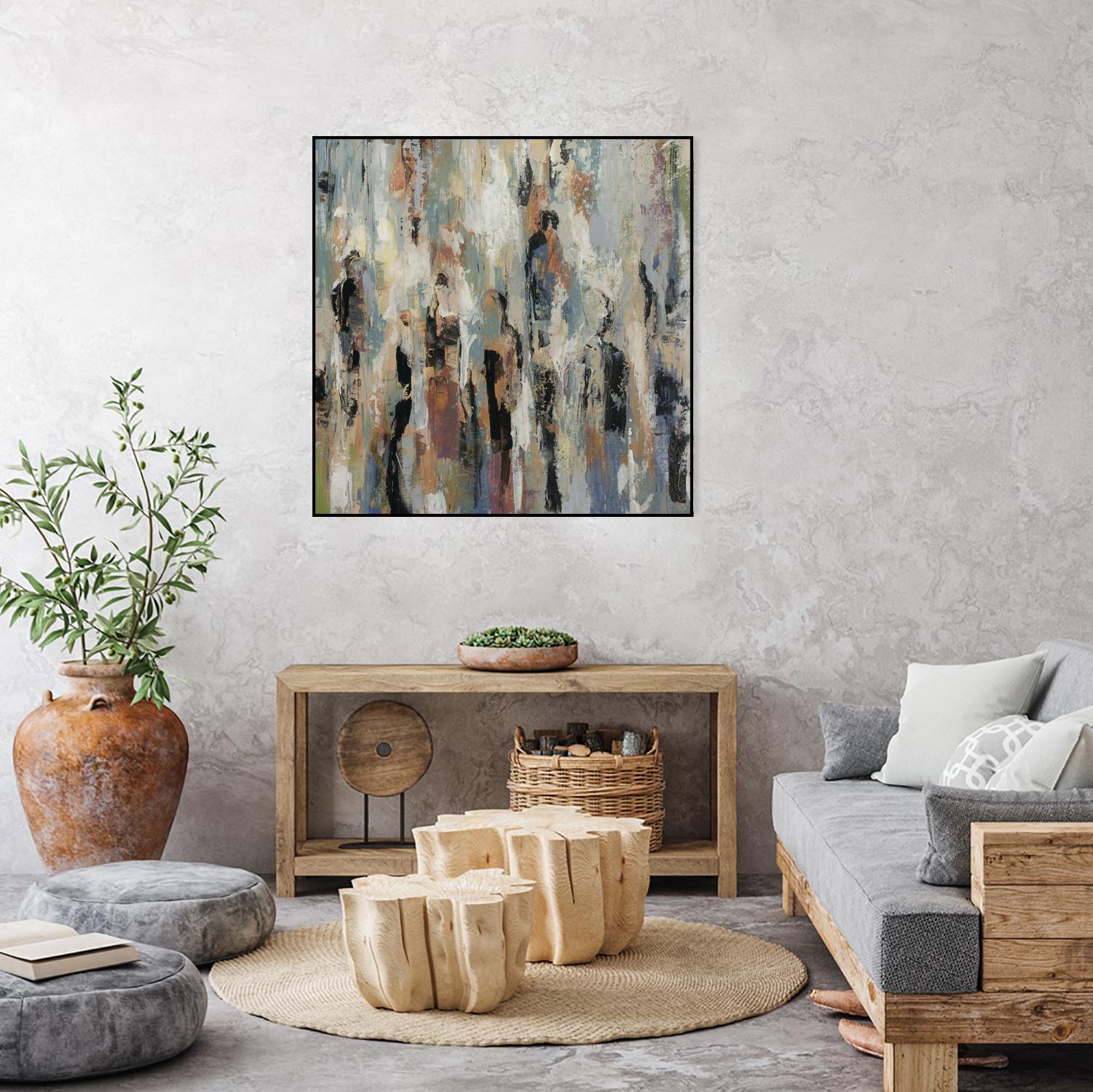 Its Five Oclock by Daleno Art on GIANT ART - green abstract