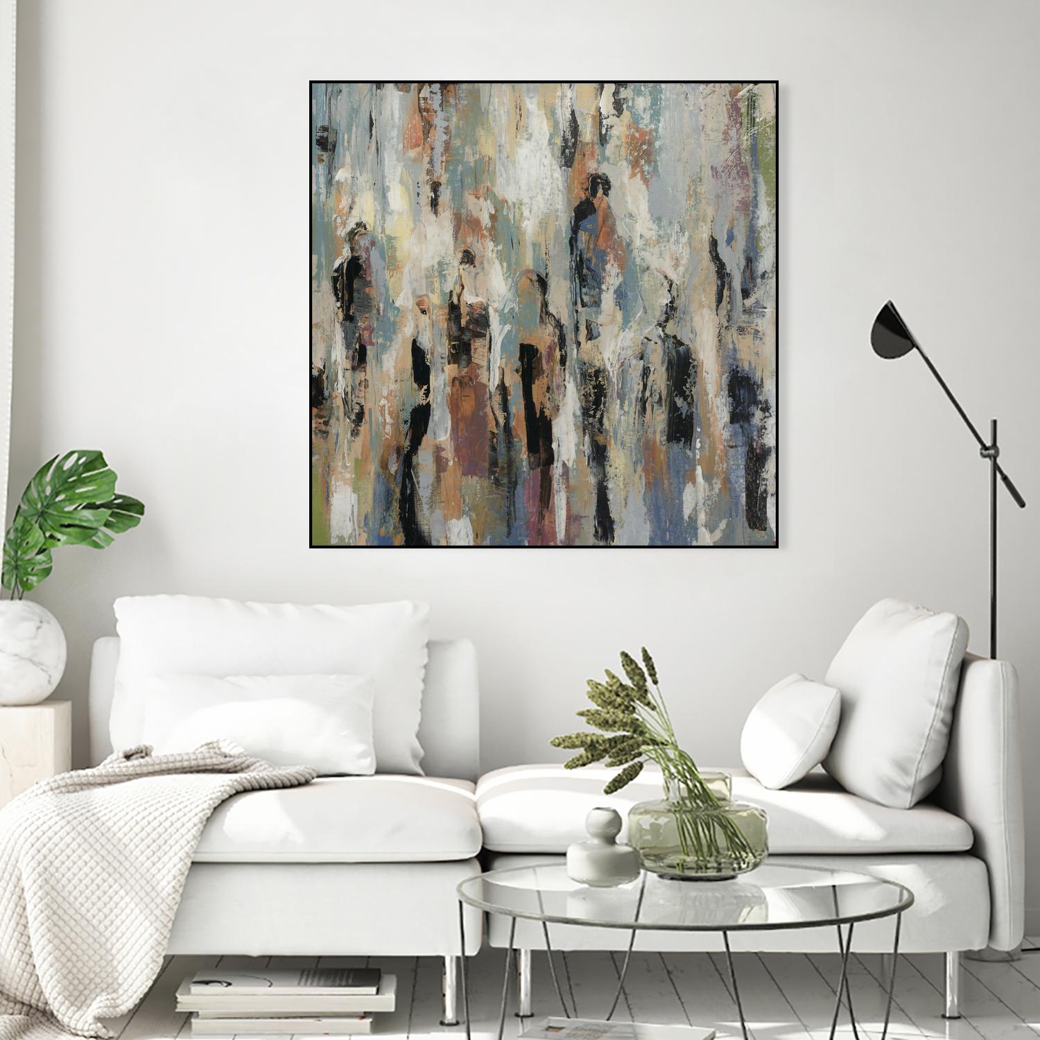 Its Five Oclock by Daleno Art on GIANT ART - green abstract