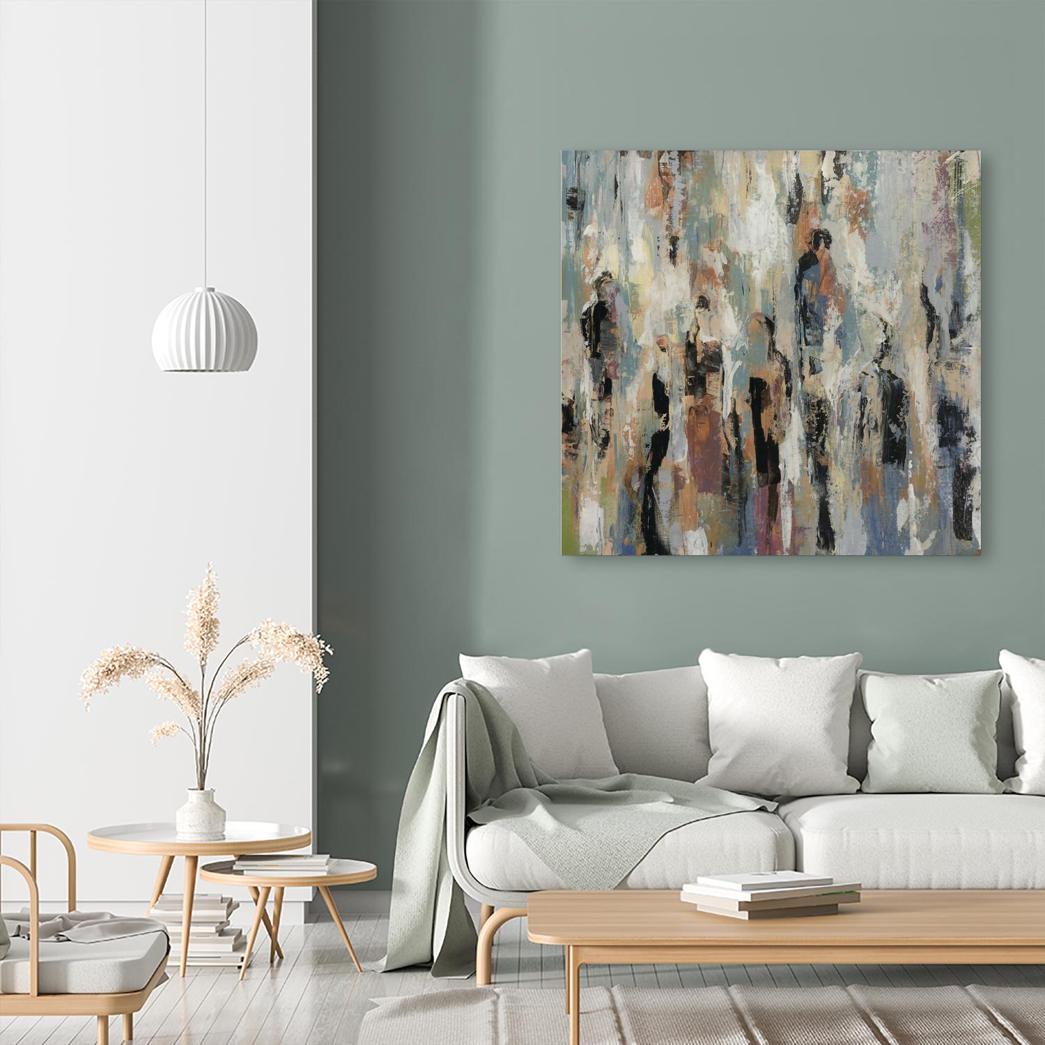 Its Five Oclock by Daleno Art on GIANT ART - green abstract