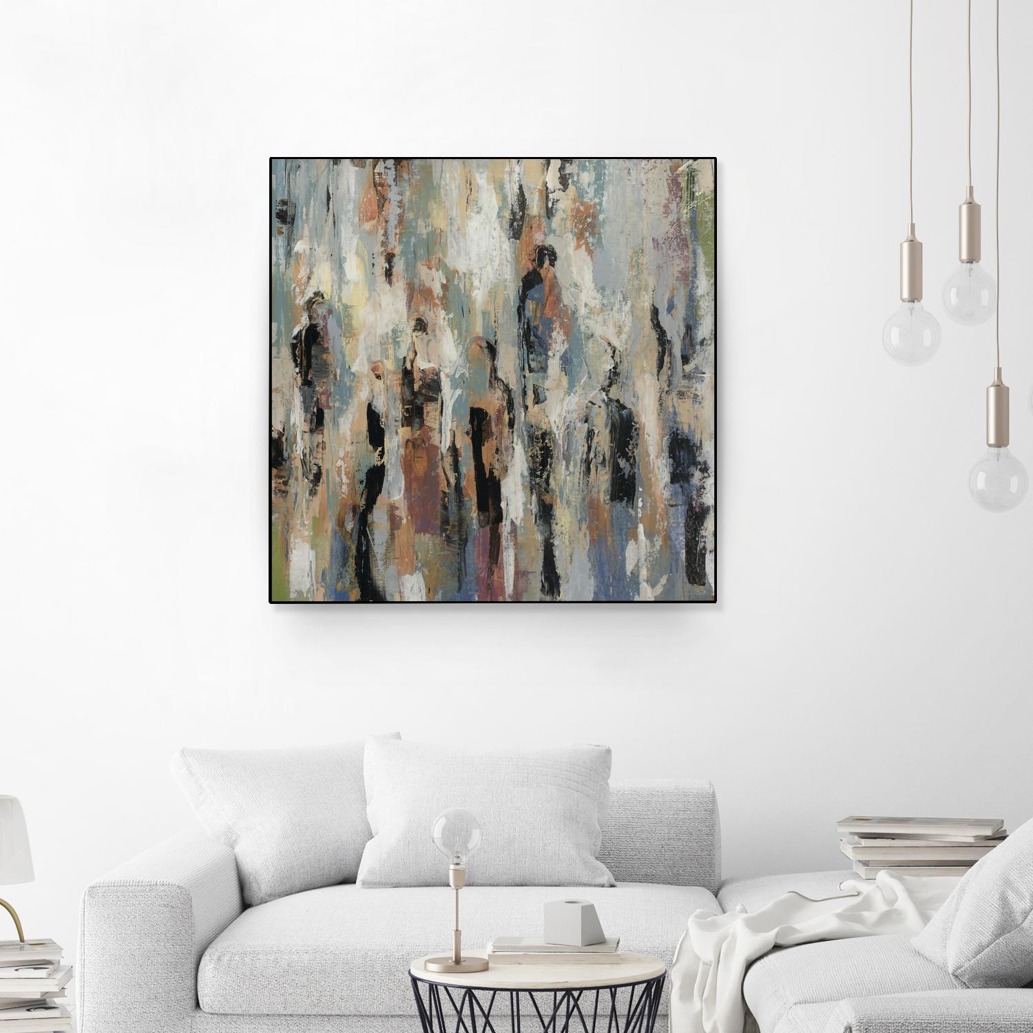 Its Five Oclock by Daleno Art on GIANT ART - green abstract