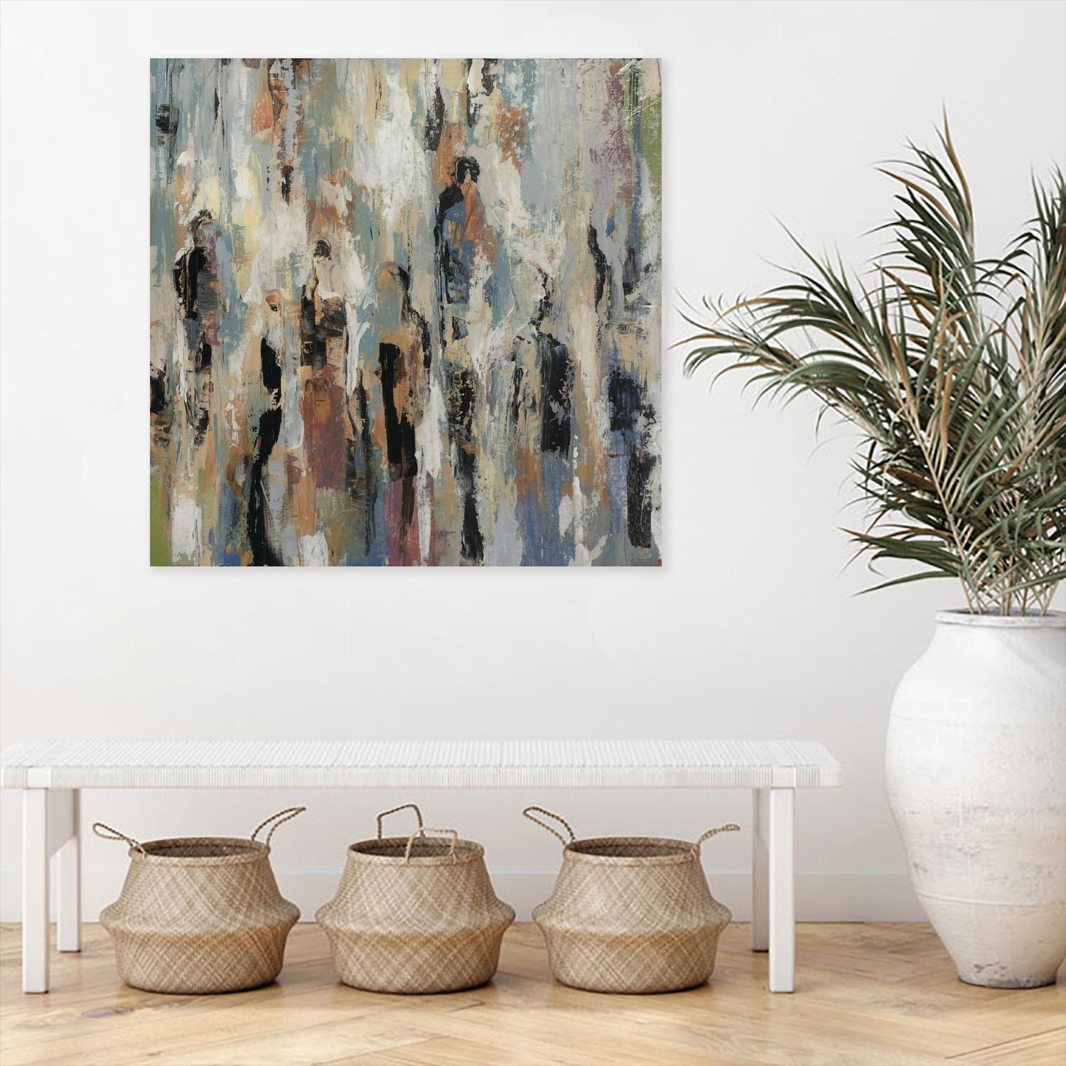 Its Five Oclock by Daleno Art on GIANT ART - green abstract