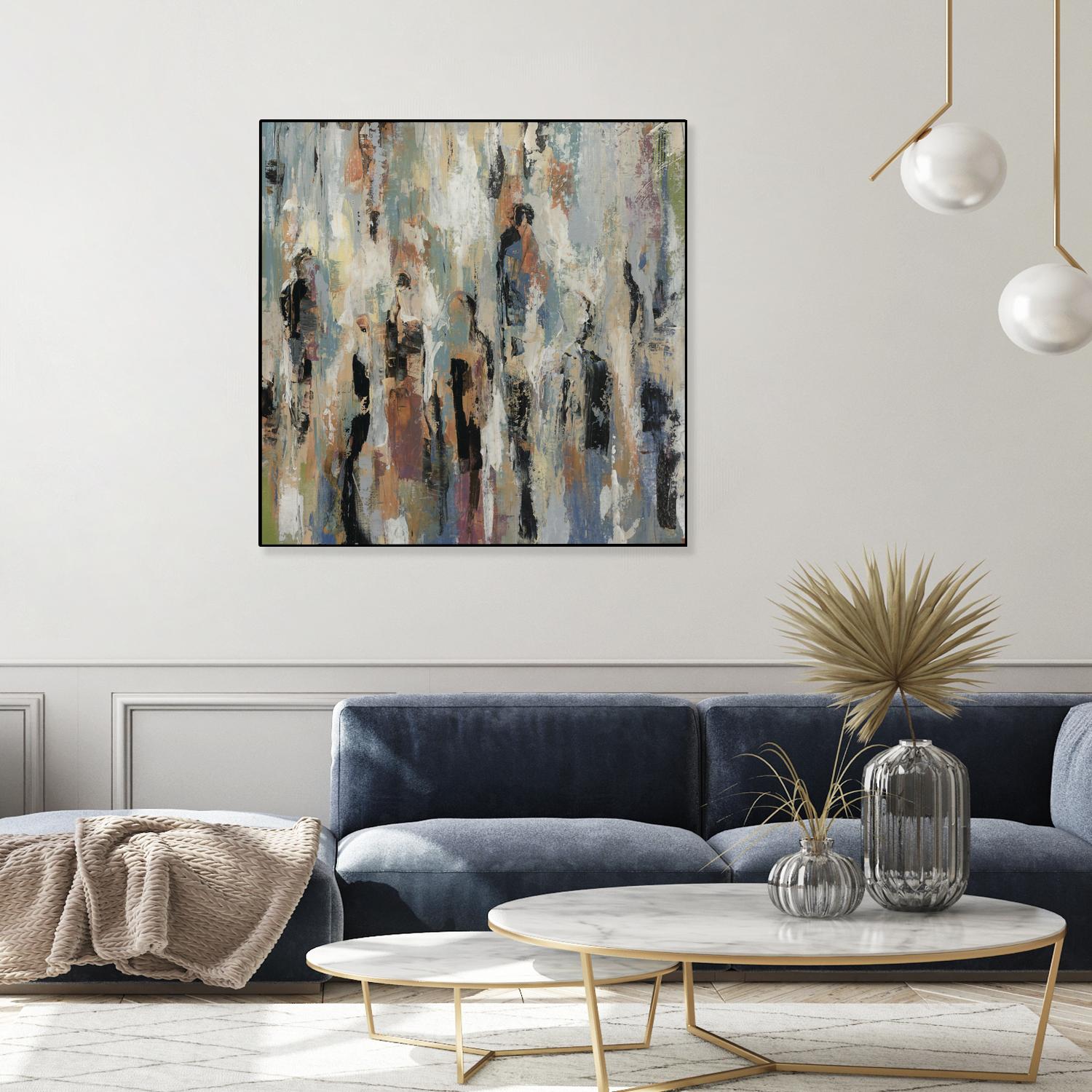 Its Five Oclock by Daleno Art on GIANT ART - green abstract
