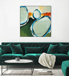 On The Set by Daleno Art on GIANT ART - orange abstract