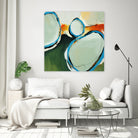 On The Set by Daleno Art on GIANT ART - orange abstract