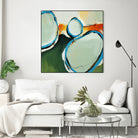 On The Set by Daleno Art on GIANT ART - orange abstract