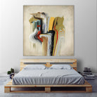 Interfused by Daleno Art on GIANT ART - red shape