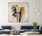 Interfused by Daleno Art on GIANT ART - red shape