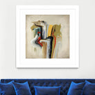 Interfused by Daleno Art on GIANT ART - red shape