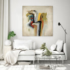Interfused by Daleno Art on GIANT ART - red shape