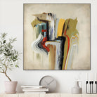 Interfused by Daleno Art on GIANT ART - red shape