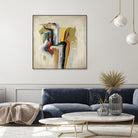 Interfused by Daleno Art on GIANT ART - red shape
