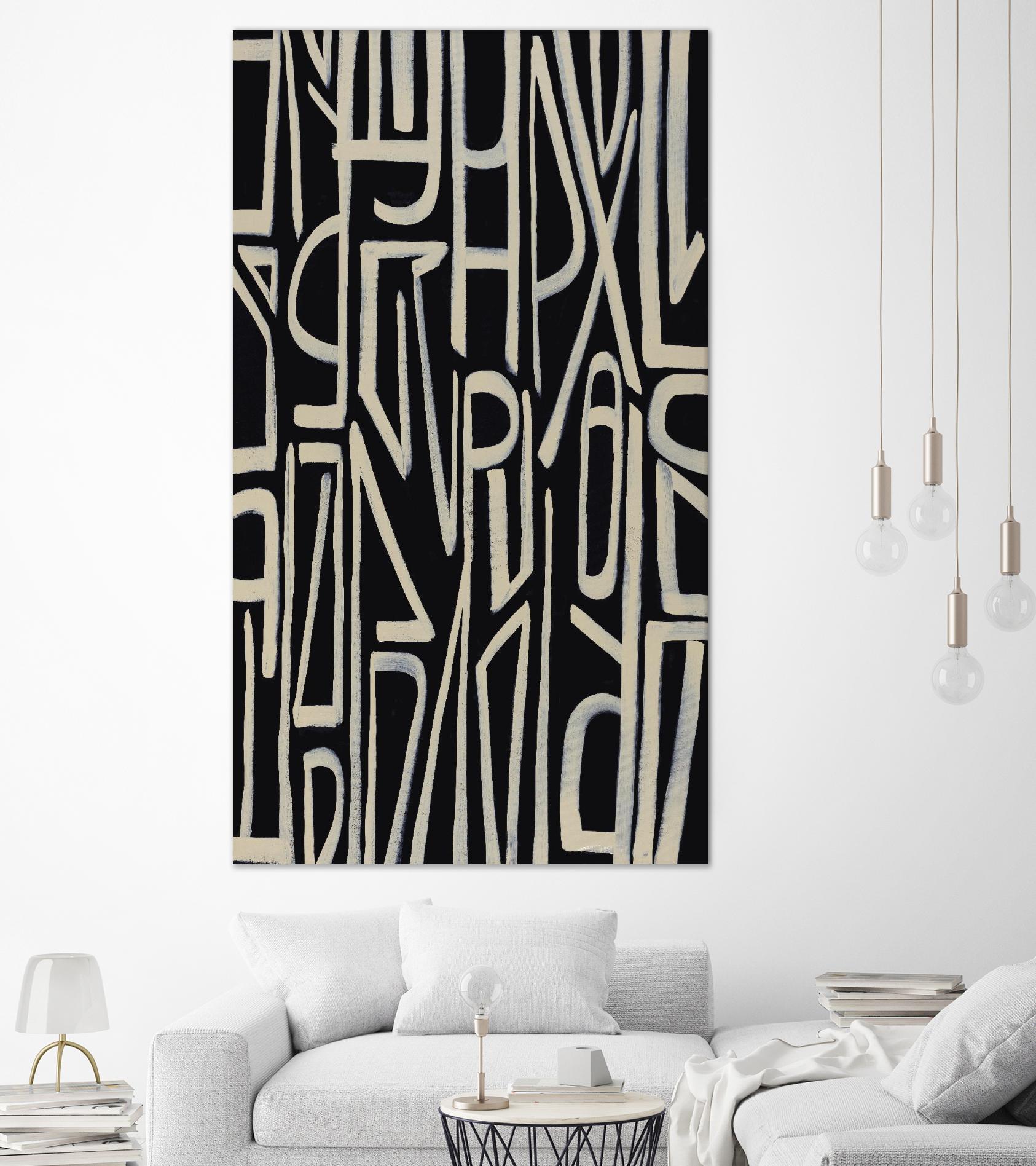 Fun House Vision by Daleno Art on GIANT ART - beige abstract abstrait 