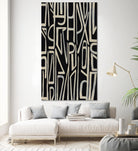 Fun House Vision by Daleno Art on GIANT ART - beige abstract abstrait 
