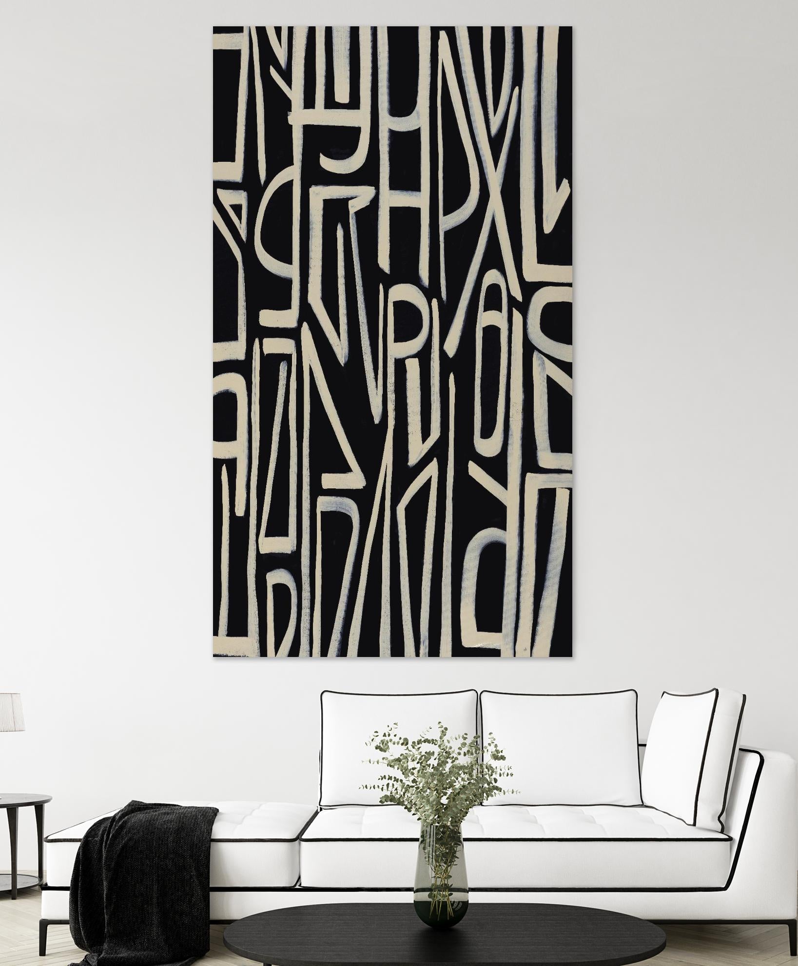 Fun House Vision by Daleno Art on GIANT ART - beige abstract abstrait 
