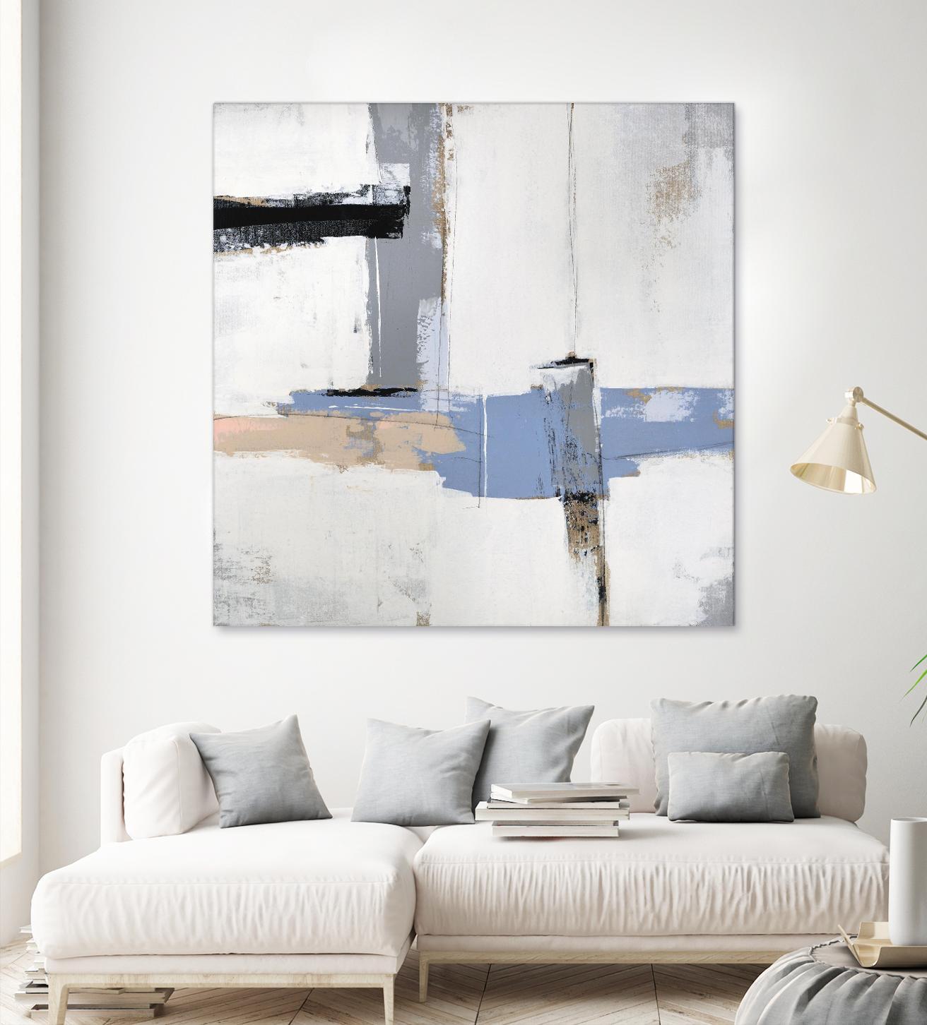 Broken Edges I by Daleno Art on GIANT ART - gold abstract abstrait 