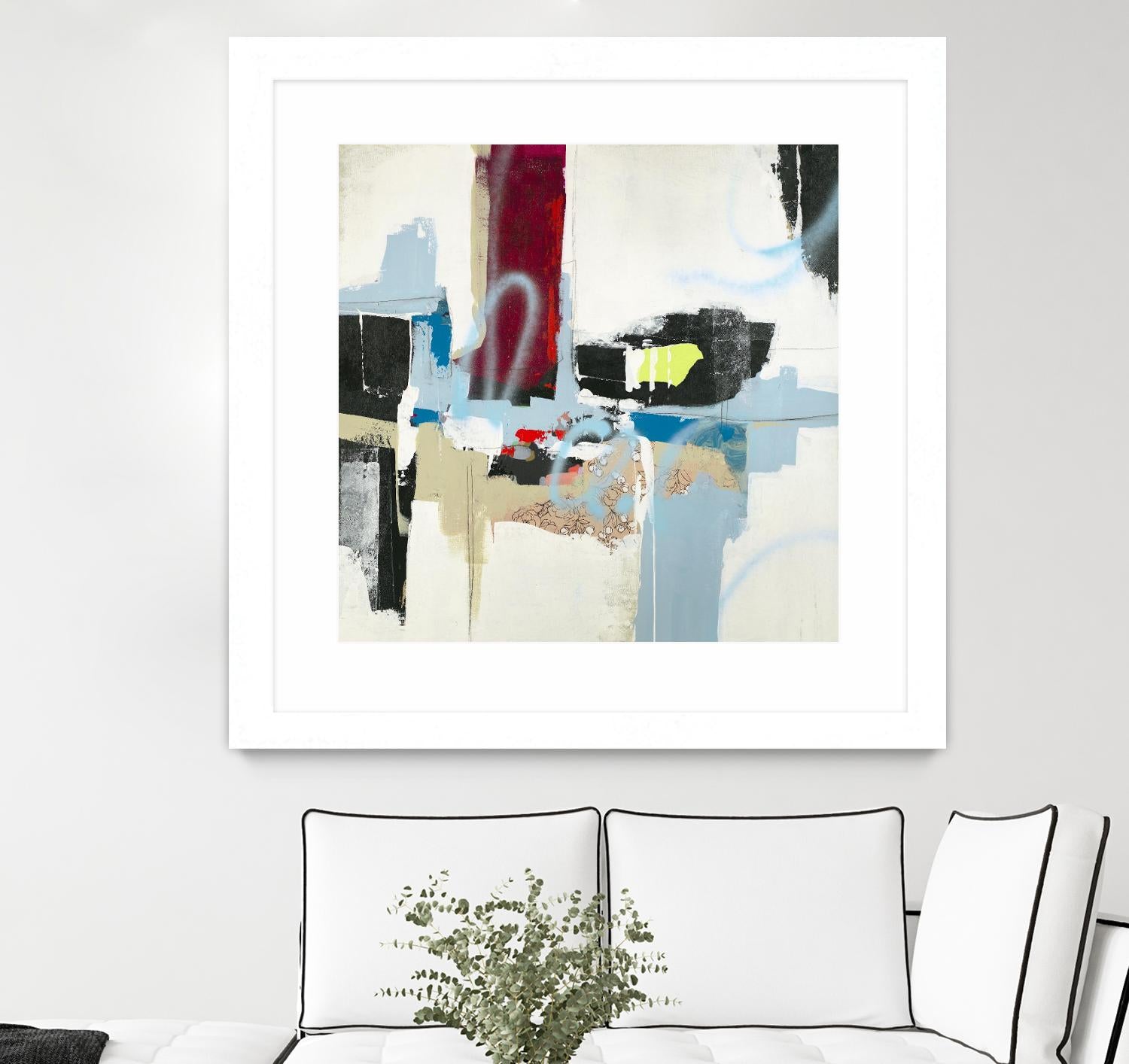 To Tell the Truth I by Daleno Art on GIANT ART - red abstract abstrait 