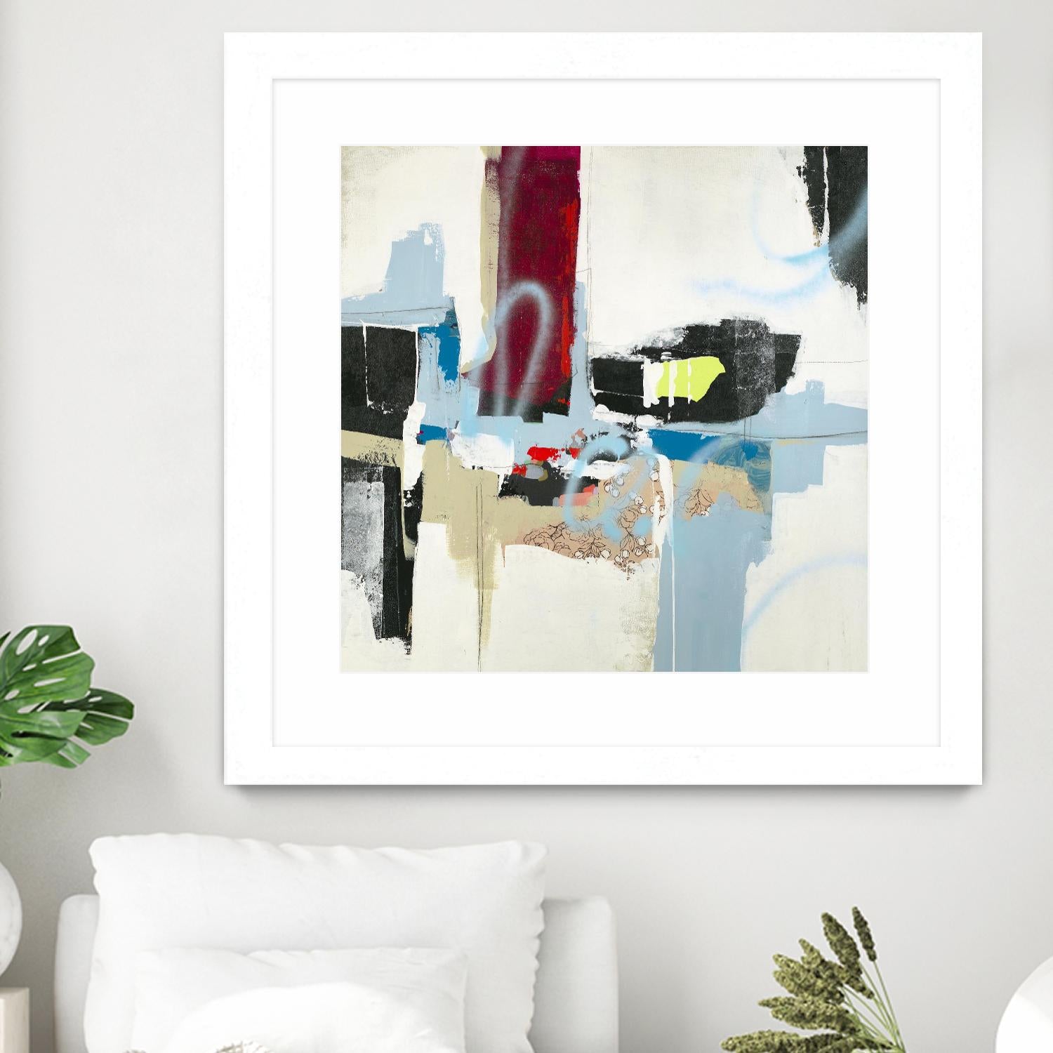 To Tell the Truth I by Daleno Art on GIANT ART - red abstract abstrait 