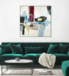 To Tell the Truth I by Daleno Art on GIANT ART - red abstract abstrait 