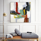 To Tell the Truth III by Daleno Art on GIANT ART - red abstract