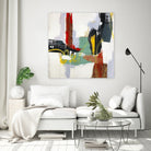 To Tell the Truth III by Daleno Art on GIANT ART - red abstract