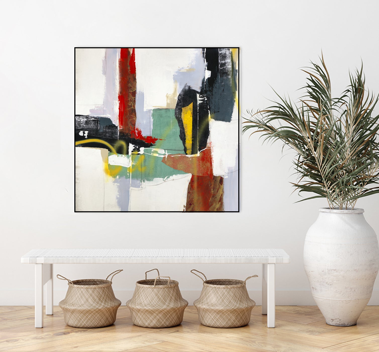 To Tell the Truth III by Daleno Art on GIANT ART - red abstract