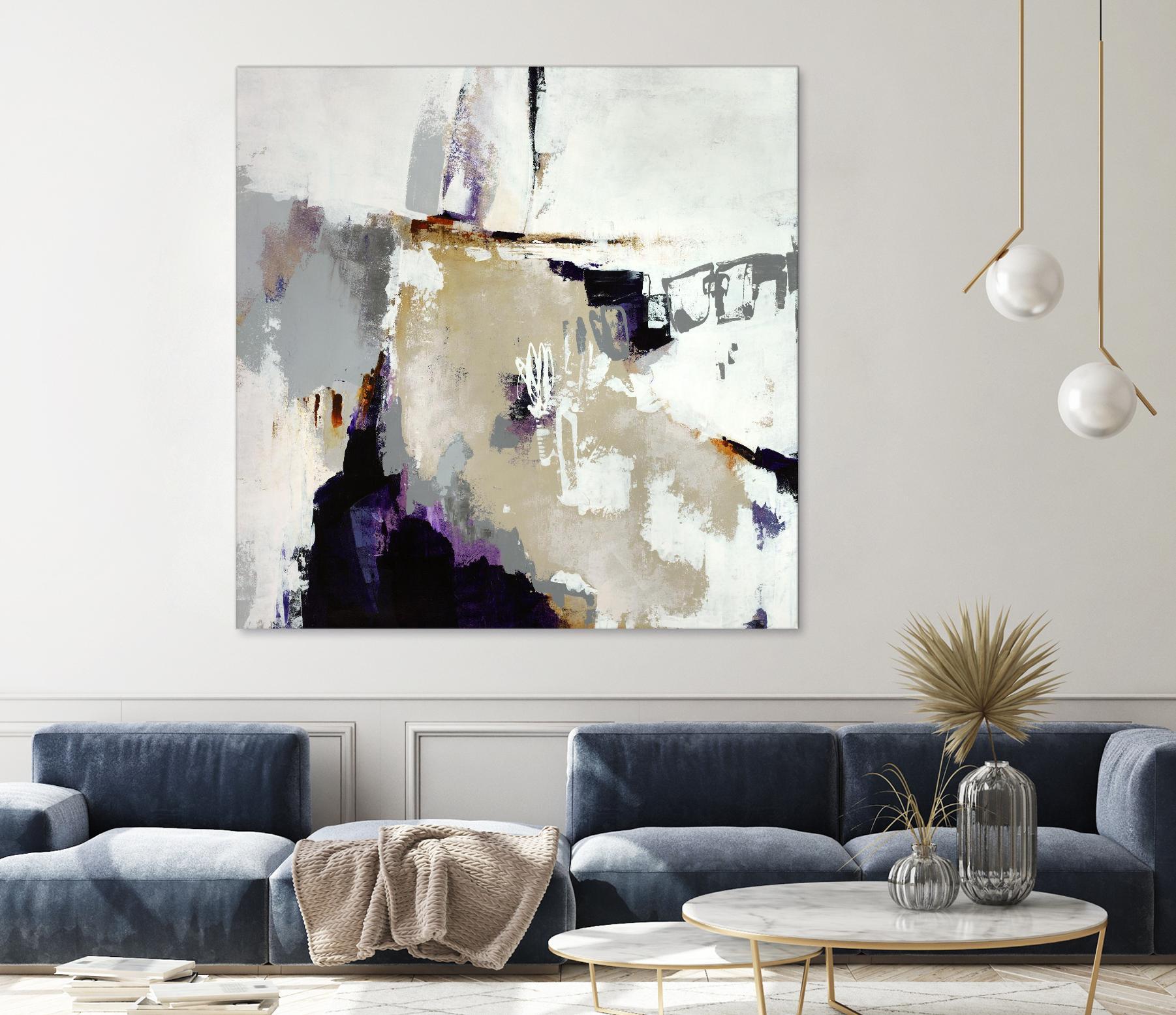 Tumult Roar by Daleno Art on GIANT ART - orange abstract abstrait 
