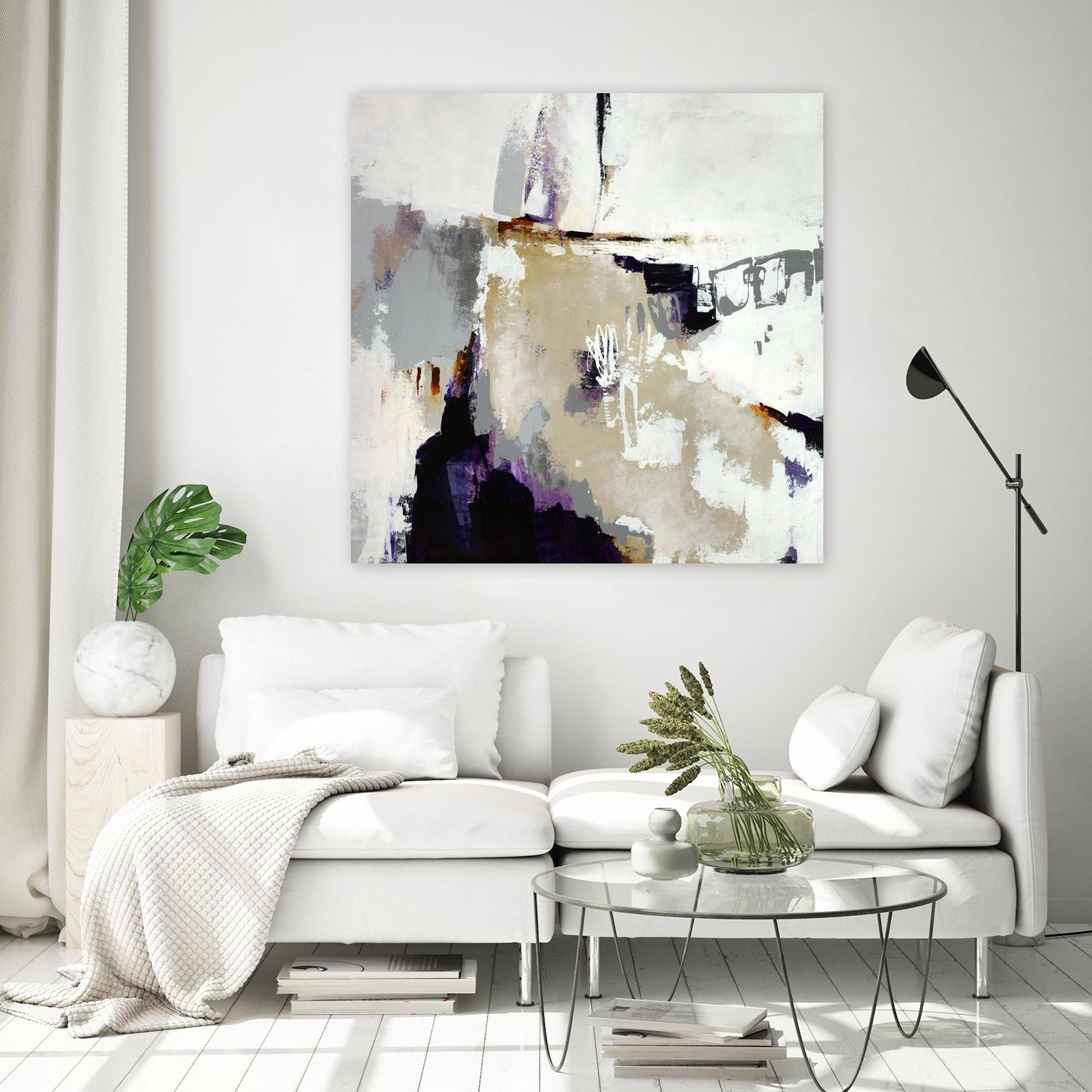 Tumult Roar by Daleno Art on GIANT ART - beige abstract abstrait 
