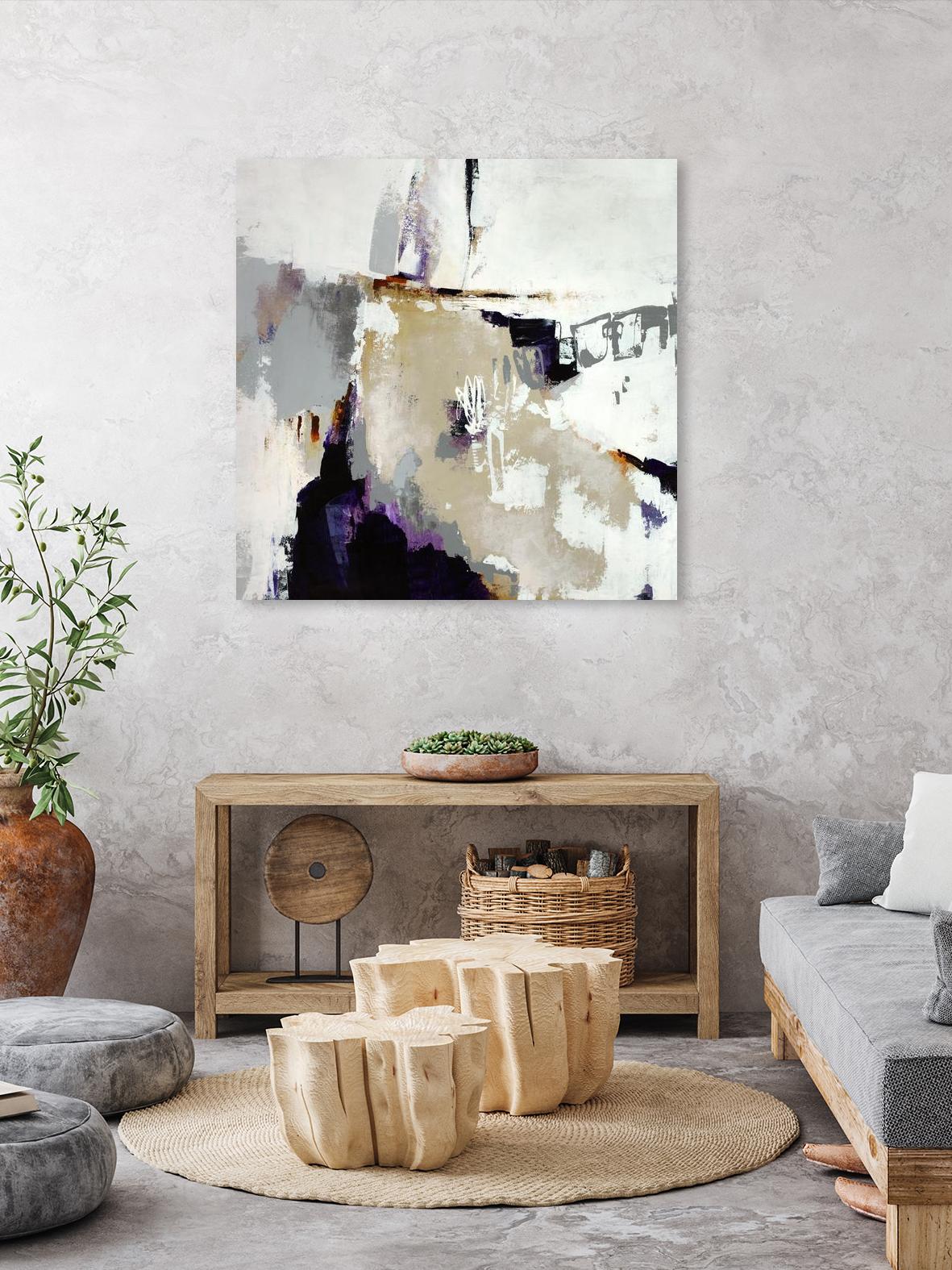 Tumult Roar by Daleno Art on GIANT ART - beige abstract abstrait 