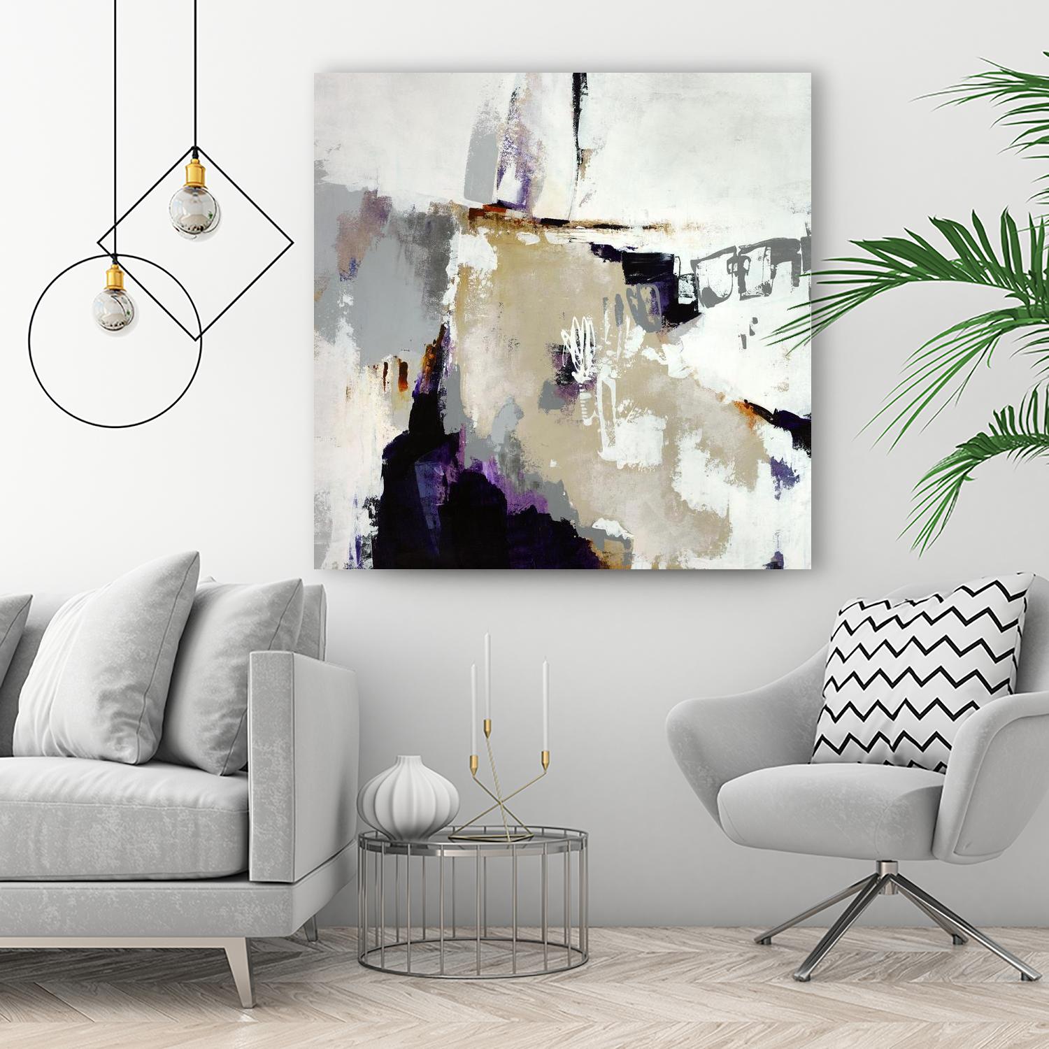 Tumult Roar by Daleno Art on GIANT ART - beige abstract abstrait 