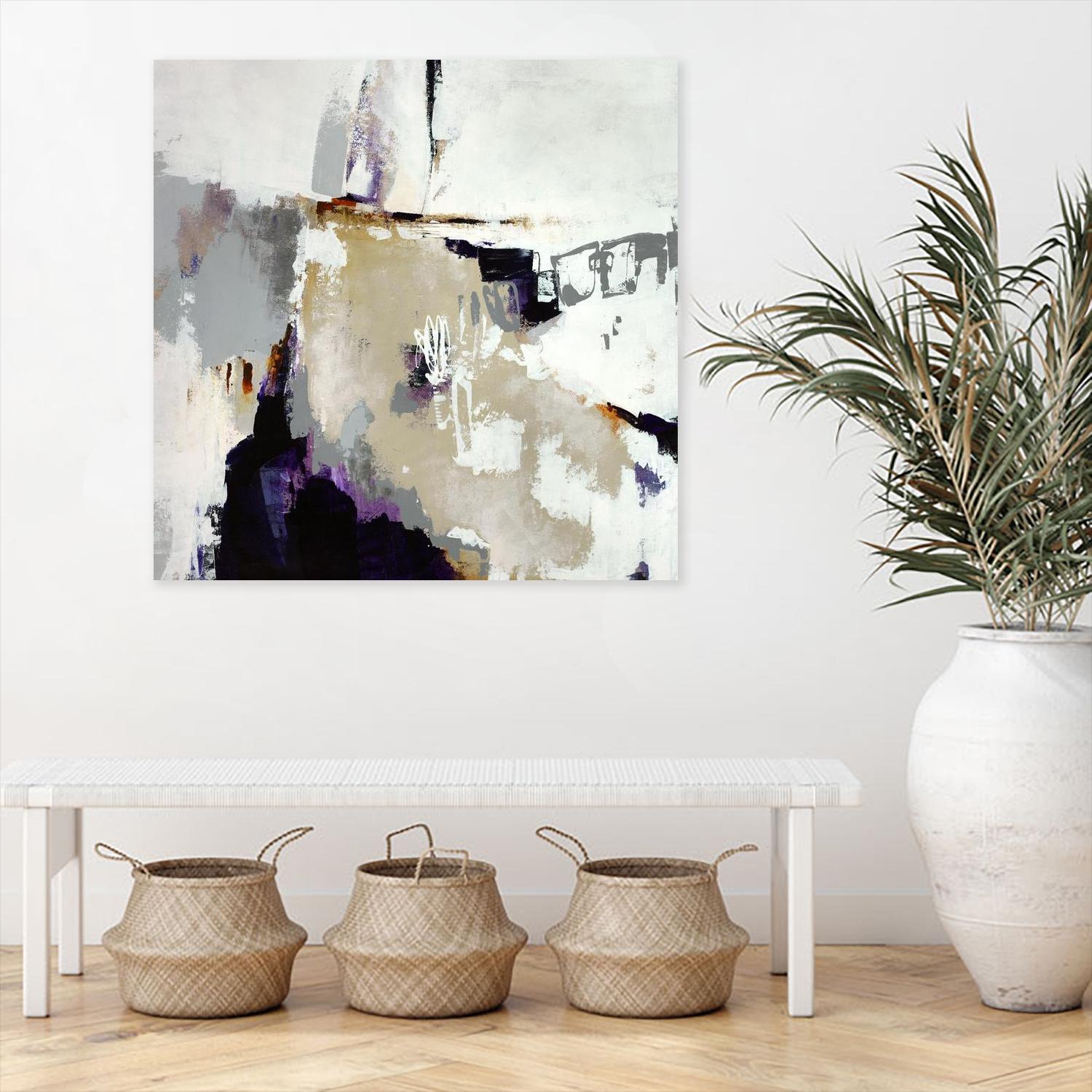 Tumult Roar by Daleno Art on GIANT ART - beige abstract abstrait 