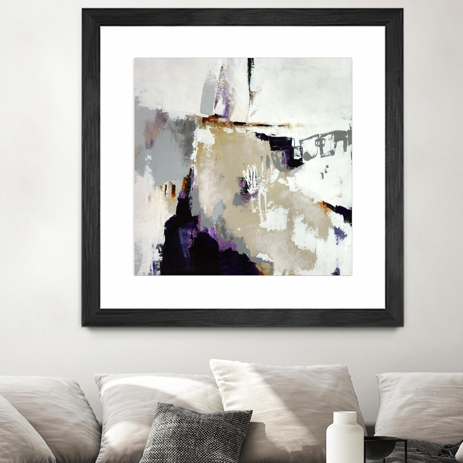 Tumult Roar by Daleno Art on GIANT ART - orange abstract abstrait 