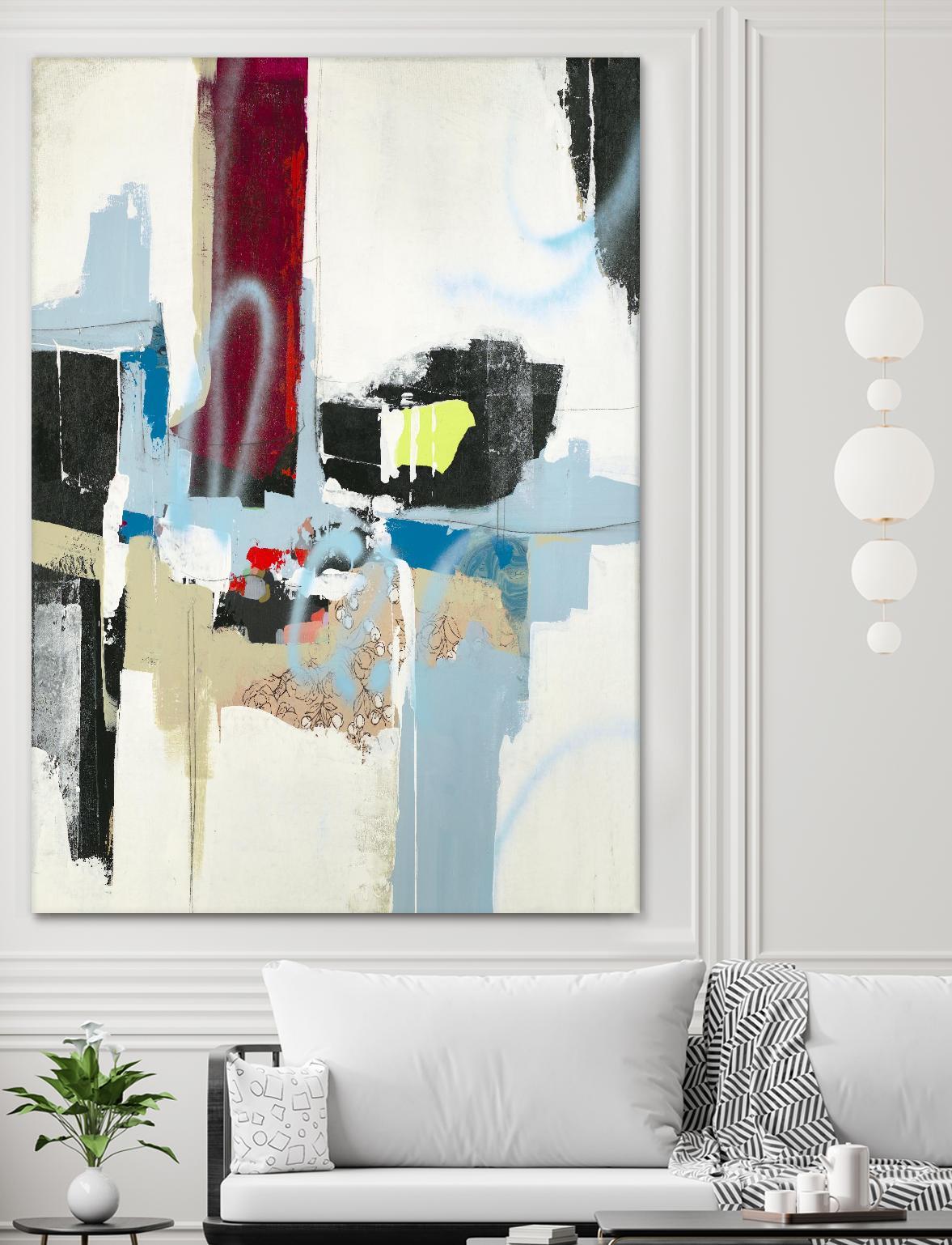 Truthful Tales I by Daleno Art on GIANT ART - red abstract abstrait 