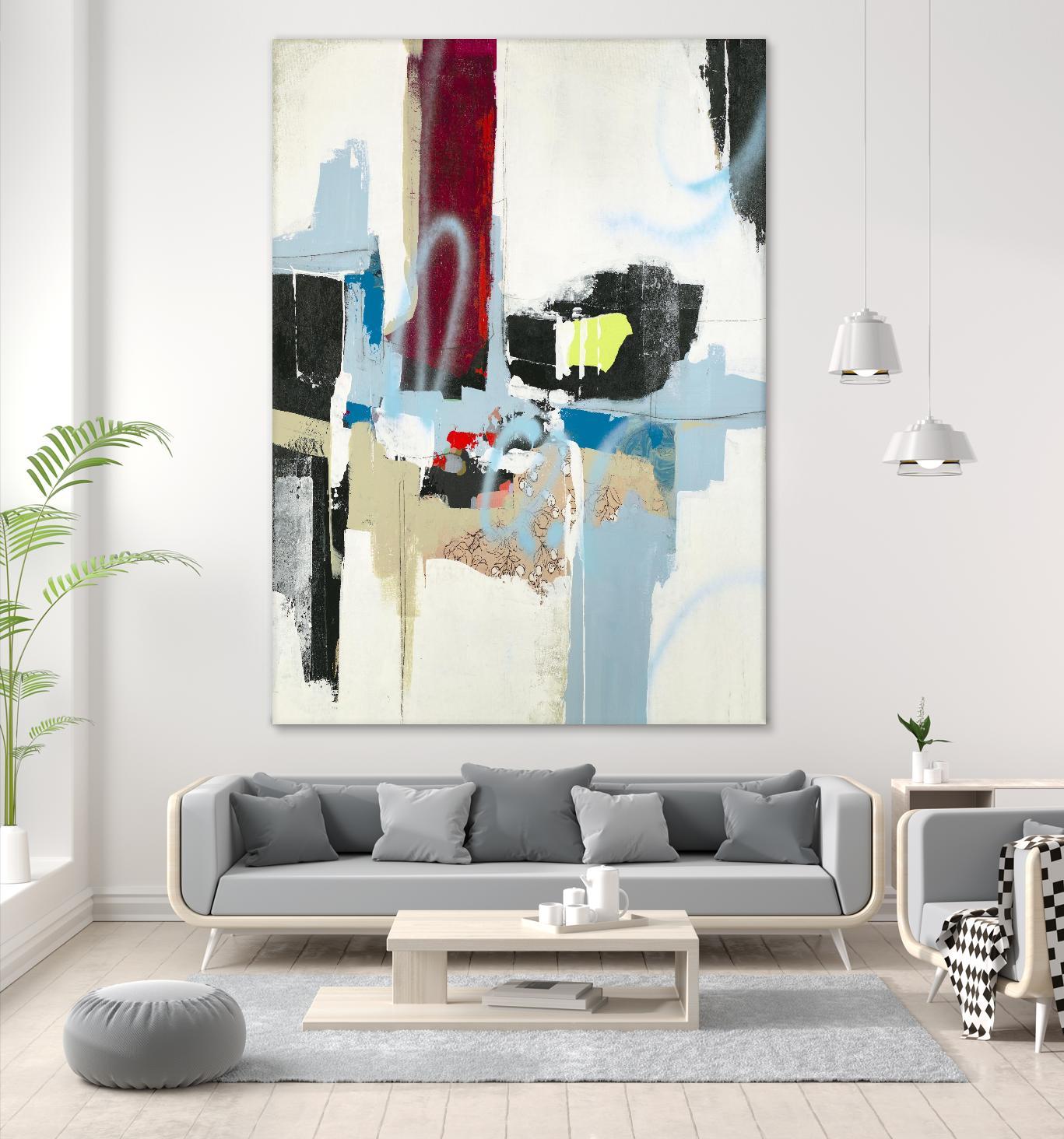 Truthful Tales I by Daleno Art on GIANT ART - red abstract abstrait 