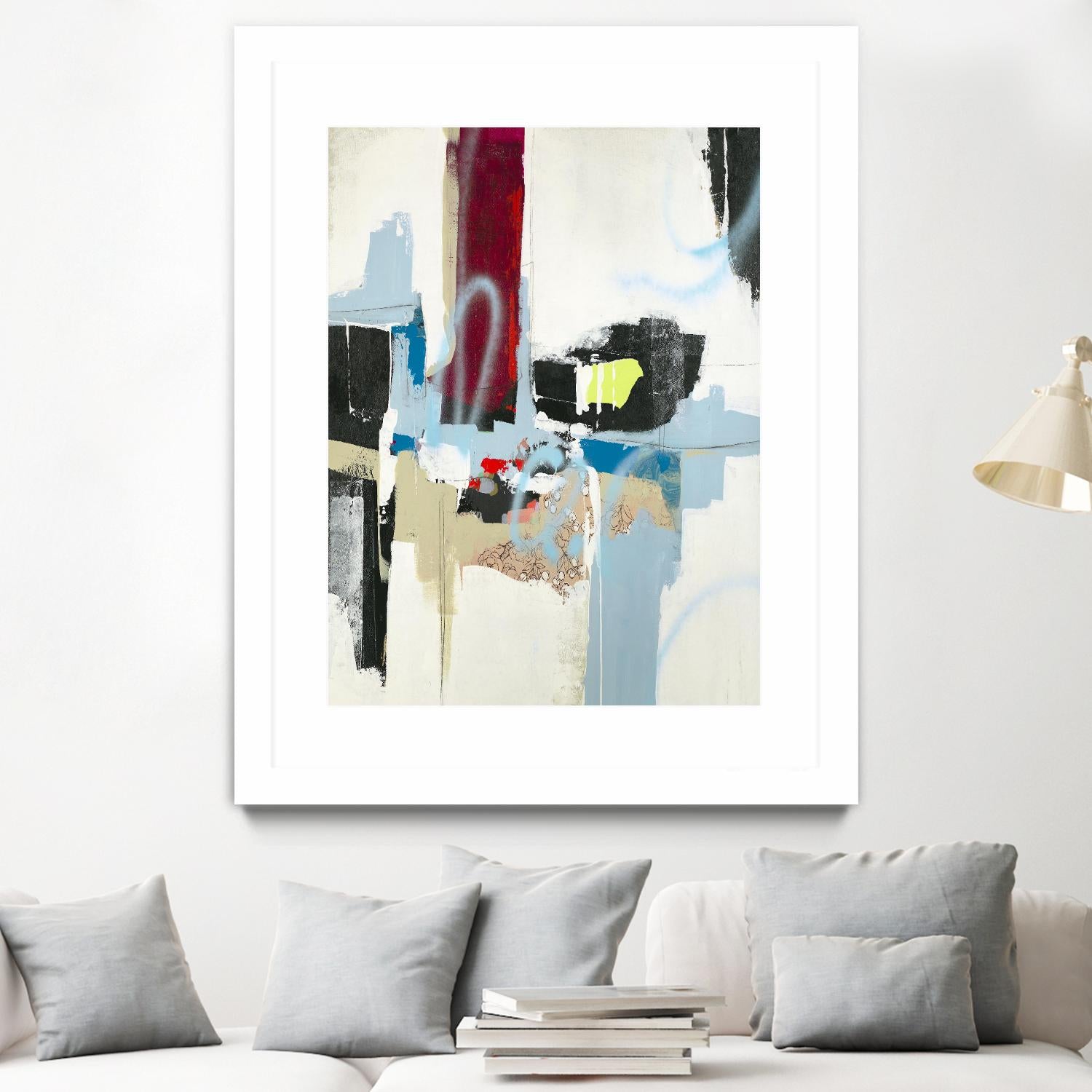 Truthful Tales I by Daleno Art on GIANT ART - red abstract abstrait 
