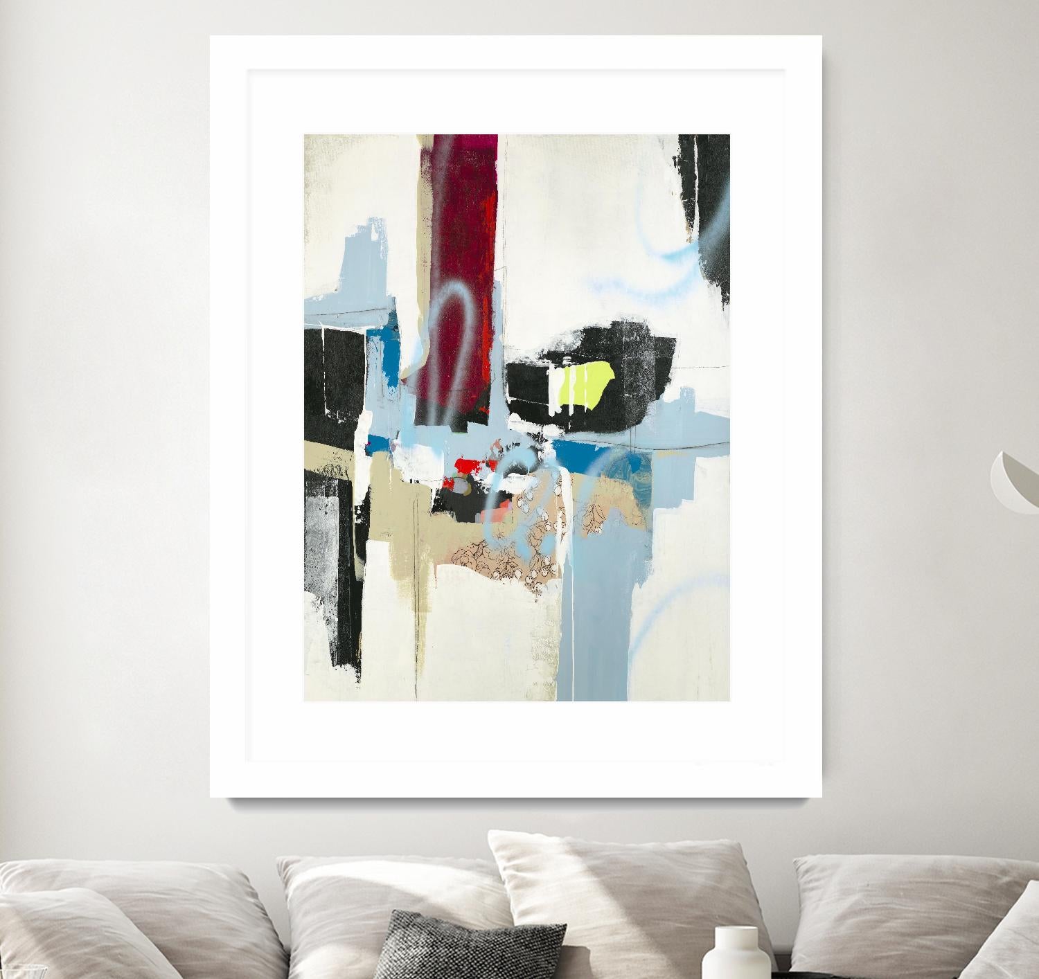 Truthful Tales I by Daleno Art on GIANT ART - red abstract abstrait 