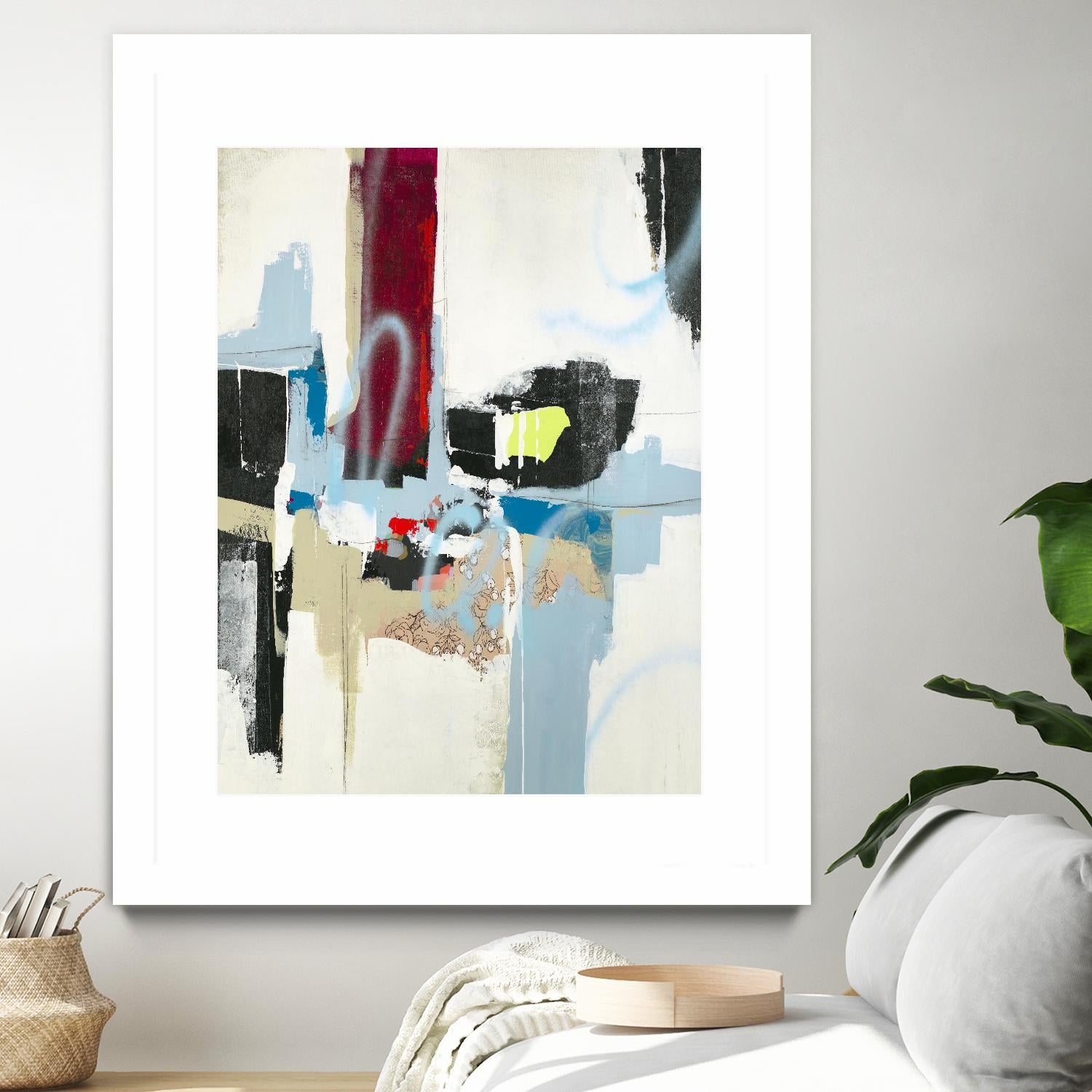 Truthful Tales I by Daleno Art on GIANT ART - red abstract abstrait 