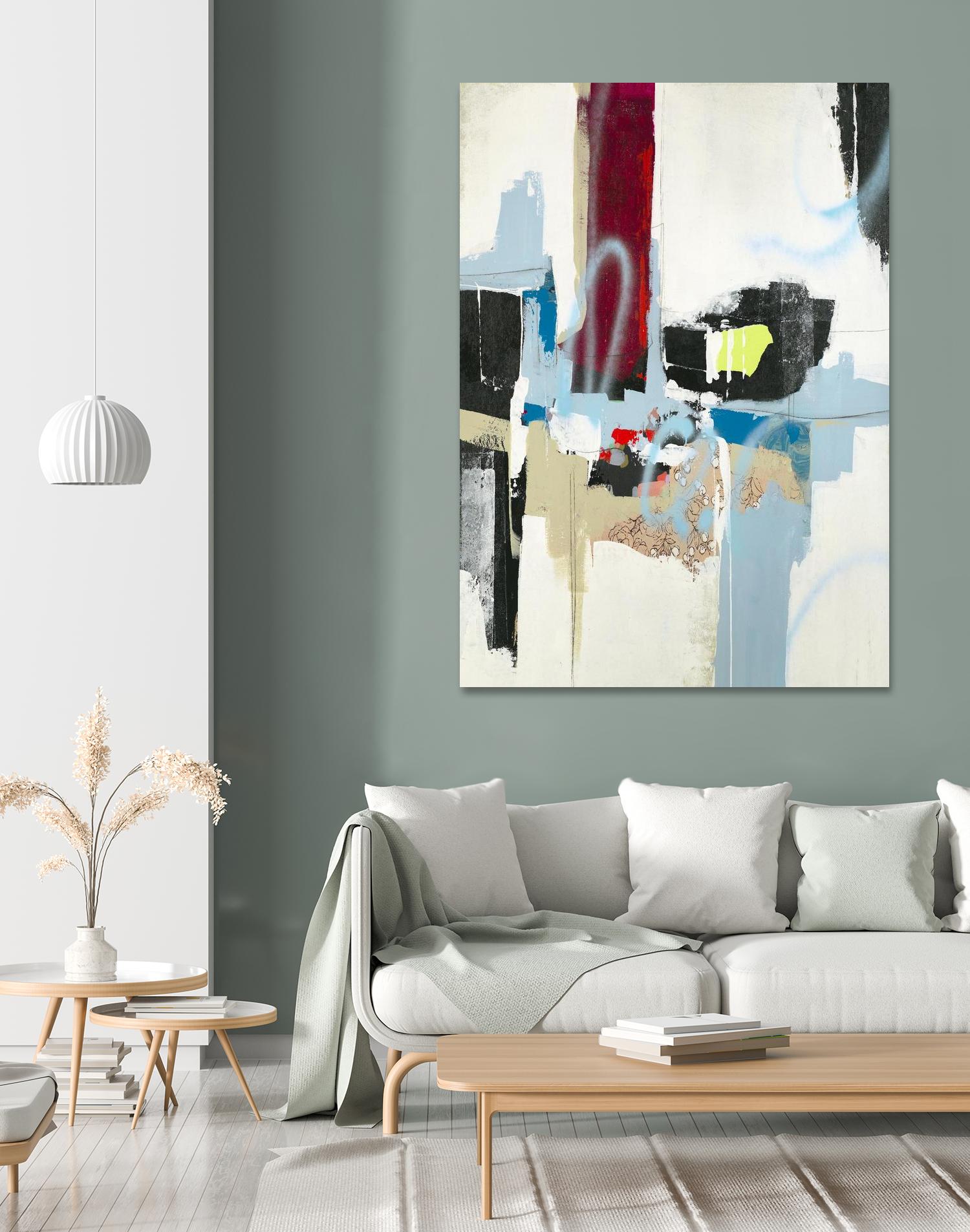 Truthful Tales I by Daleno Art on GIANT ART - red abstract abstrait 