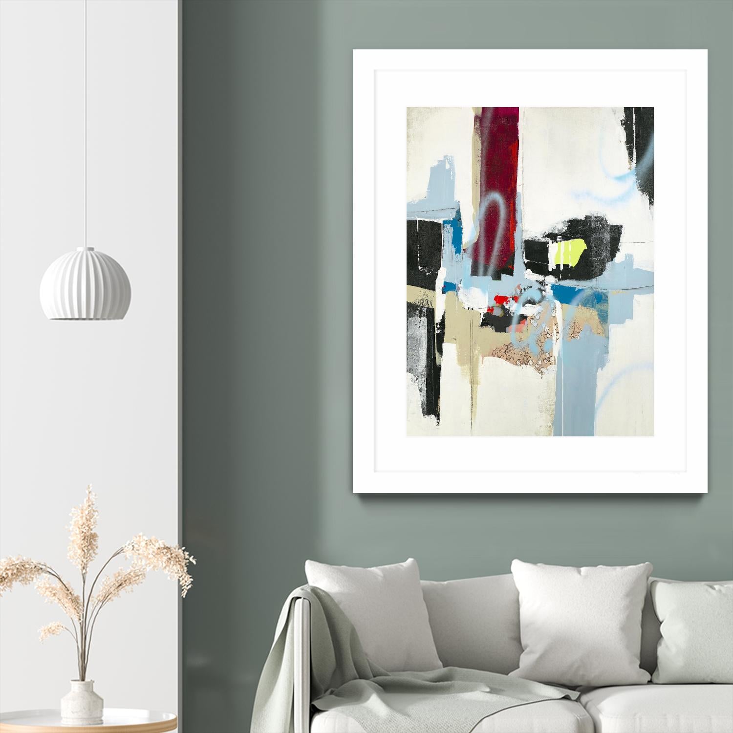 Truthful Tales I by Daleno Art on GIANT ART - red abstract abstrait 