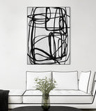 Sensational Climb by Daleno Art on GIANT ART - white black & white abstrait 