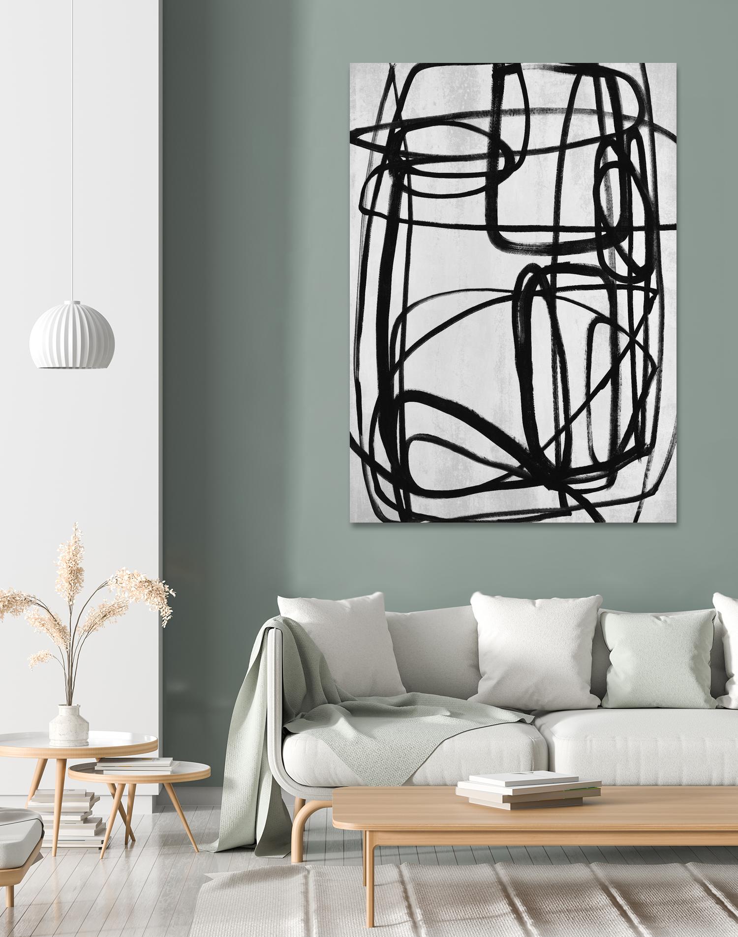 Sensational Climb by Daleno Art on GIANT ART - white black & white abstrait 