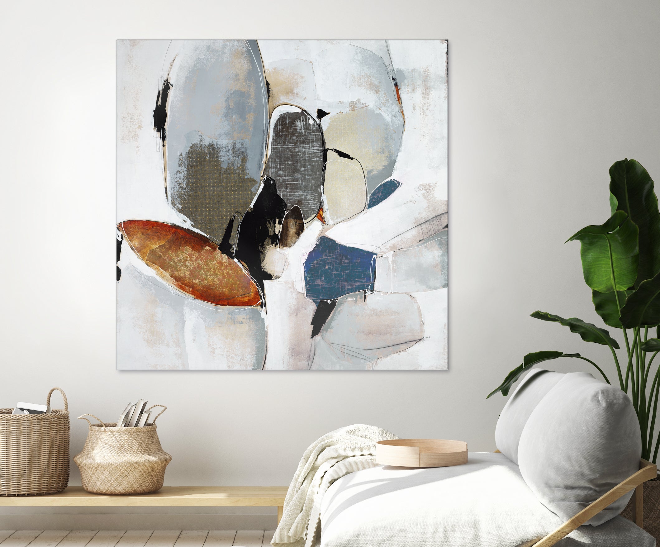 Split Second Decision II by Daleno Art on GIANT ART - bleu abstract