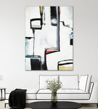 The A Line I by Daleno Art on GIANT ART - red abstract abstrait 